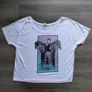 Stevie Nicks Tour 2022 Women’s T-Shirt Tee White Size Large Classic Rock Band